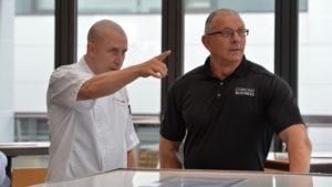 “Food Network” Celebrity Chef and Restauranteur Robert Irvine Visits Seaport Restaurants